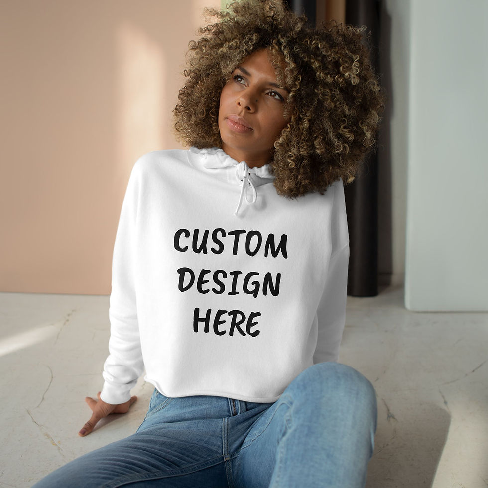 Thumbnail: Customizable Crop Hoodie 