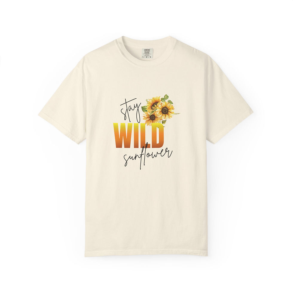 Thumbnail: Stay Wild Sunflower T-shirt