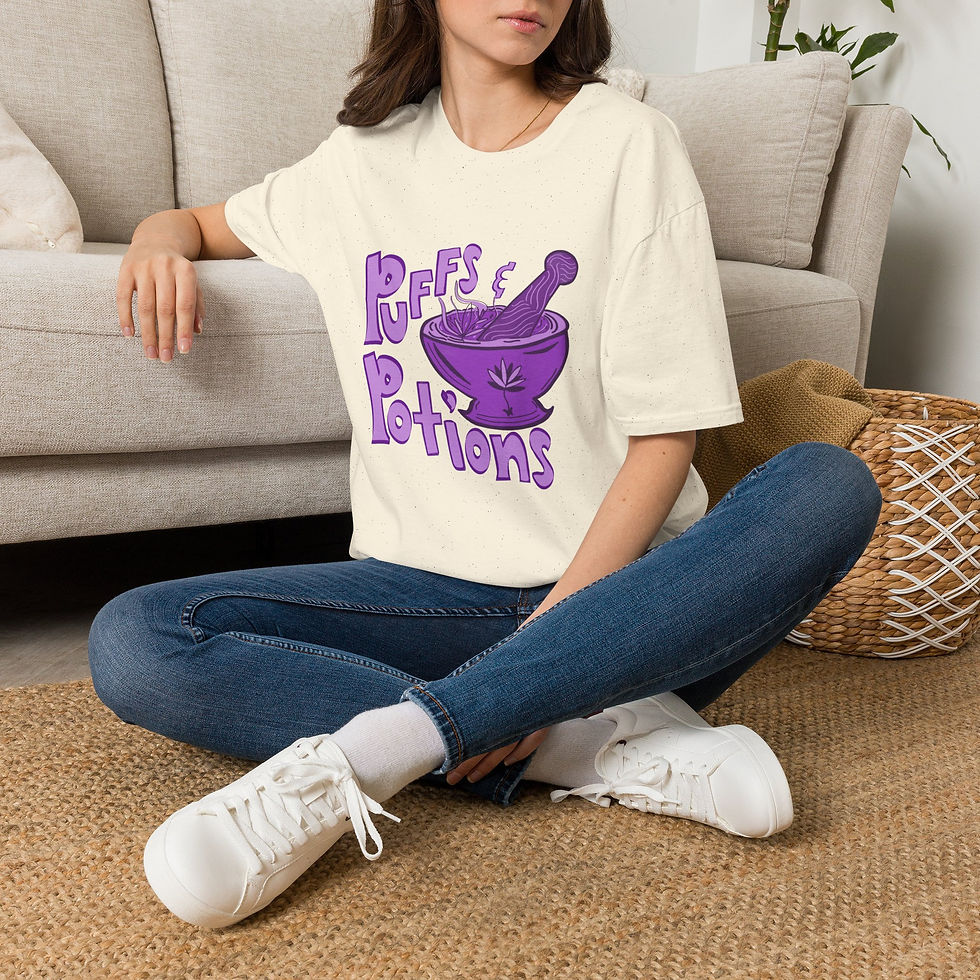 Thumbnail: Puffs n potions Halloween tee