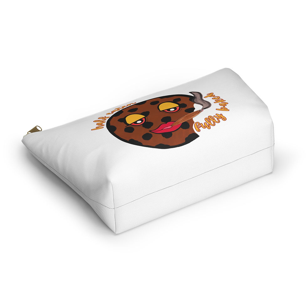 Thumbnail: Accessory Pouch — "Half Eaten, Fully Baked" Cookie Design