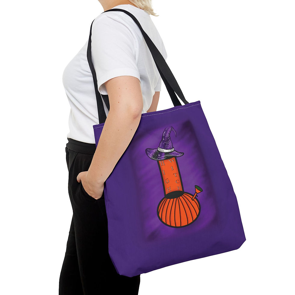 Thumbnail: Witchy Bong Tote Bag