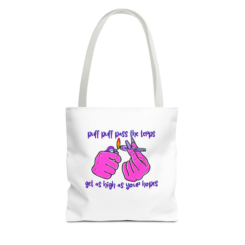 Thumbnail: TTT Merch Tote Bag – "Puff Puff Pass the Terps" 