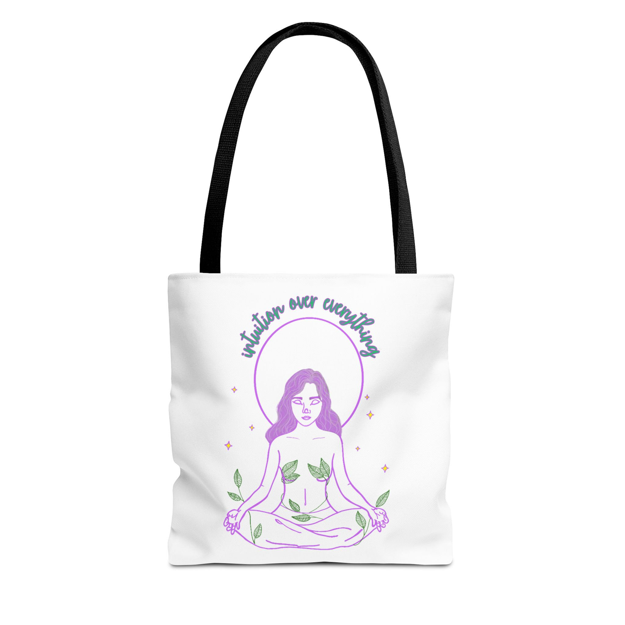 Meditation Tote Bag with Inspirational Design