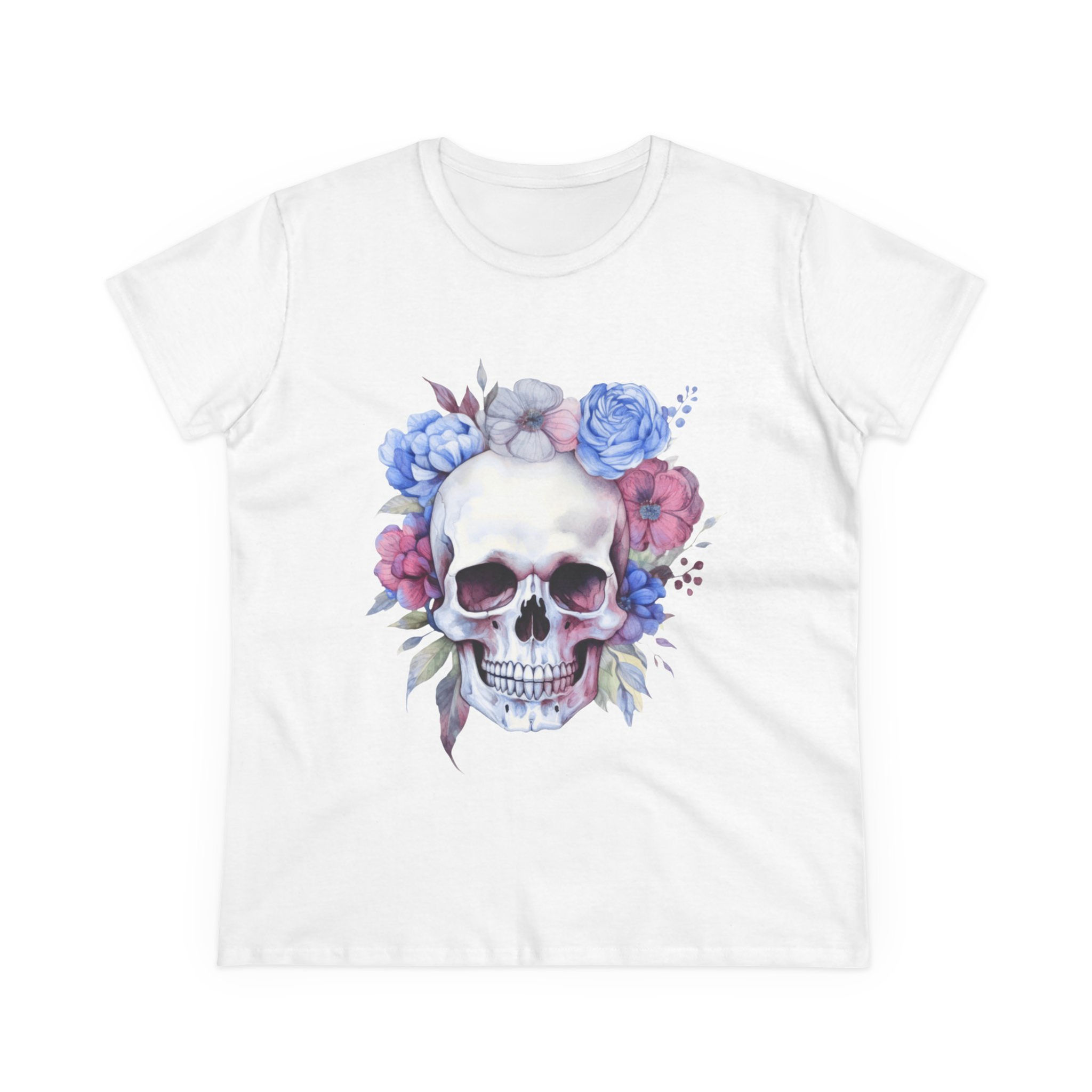 Floral Skull Women's Tee 