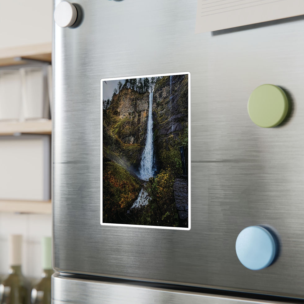 Thumbnail: Nature-Inspired Kiss-Cut Vinyl Decals - Waterfall Stickers