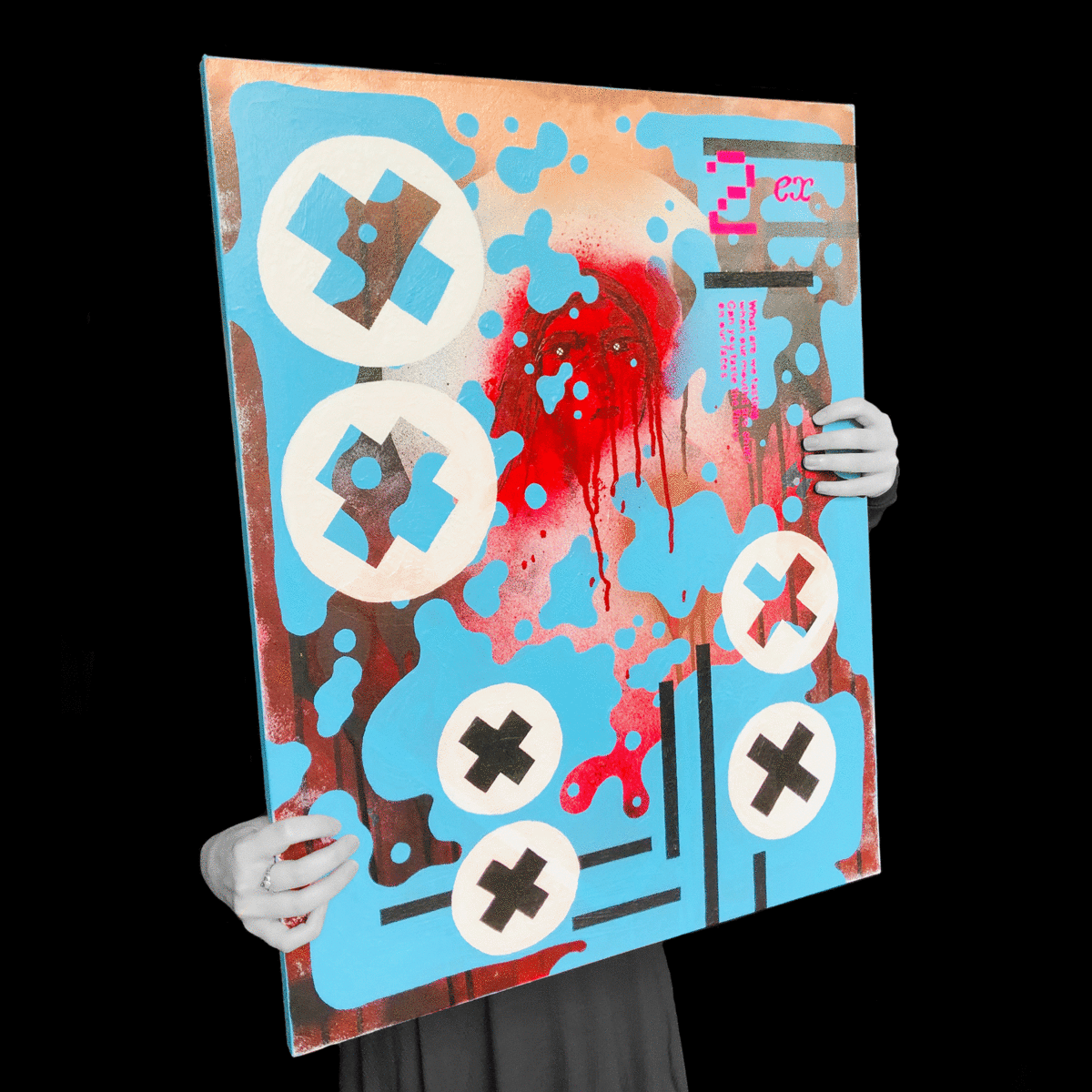 "Woman's Words" painting by Erin Vandeburg AVAILABLE: $154.99 / SPECS: 24in x 34in
