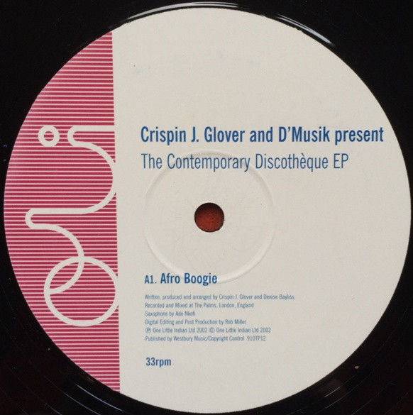 Thumbnail: Crispin J. Glover And D'Musik – The Contemporary Discothèque EP