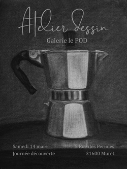 Atelier dessin au fusain - Le POD Muret