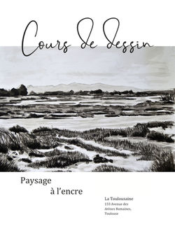 Paysage à l'encre