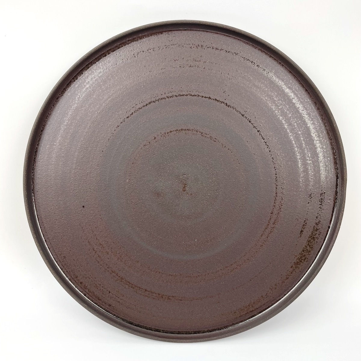 Plat à tarte / gâteau en grès noir