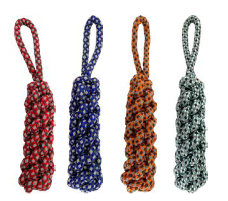 Plaited Rope Tug Toy – Durable & Colourful Interactive Dog Toy
