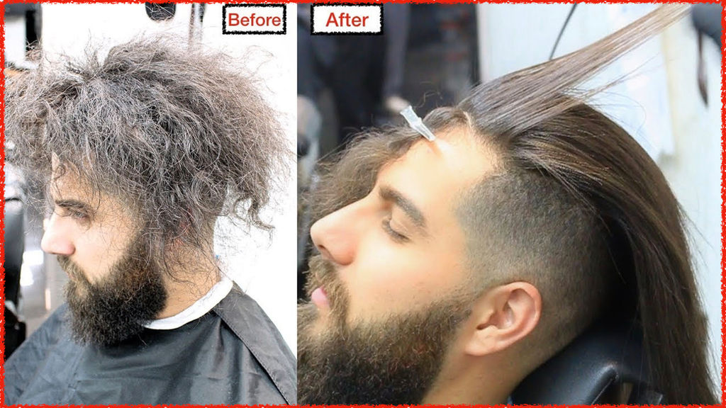 men's hair smoothing treatment
