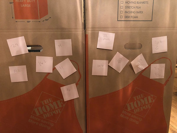 Sticky notes on boxes.jpeg
