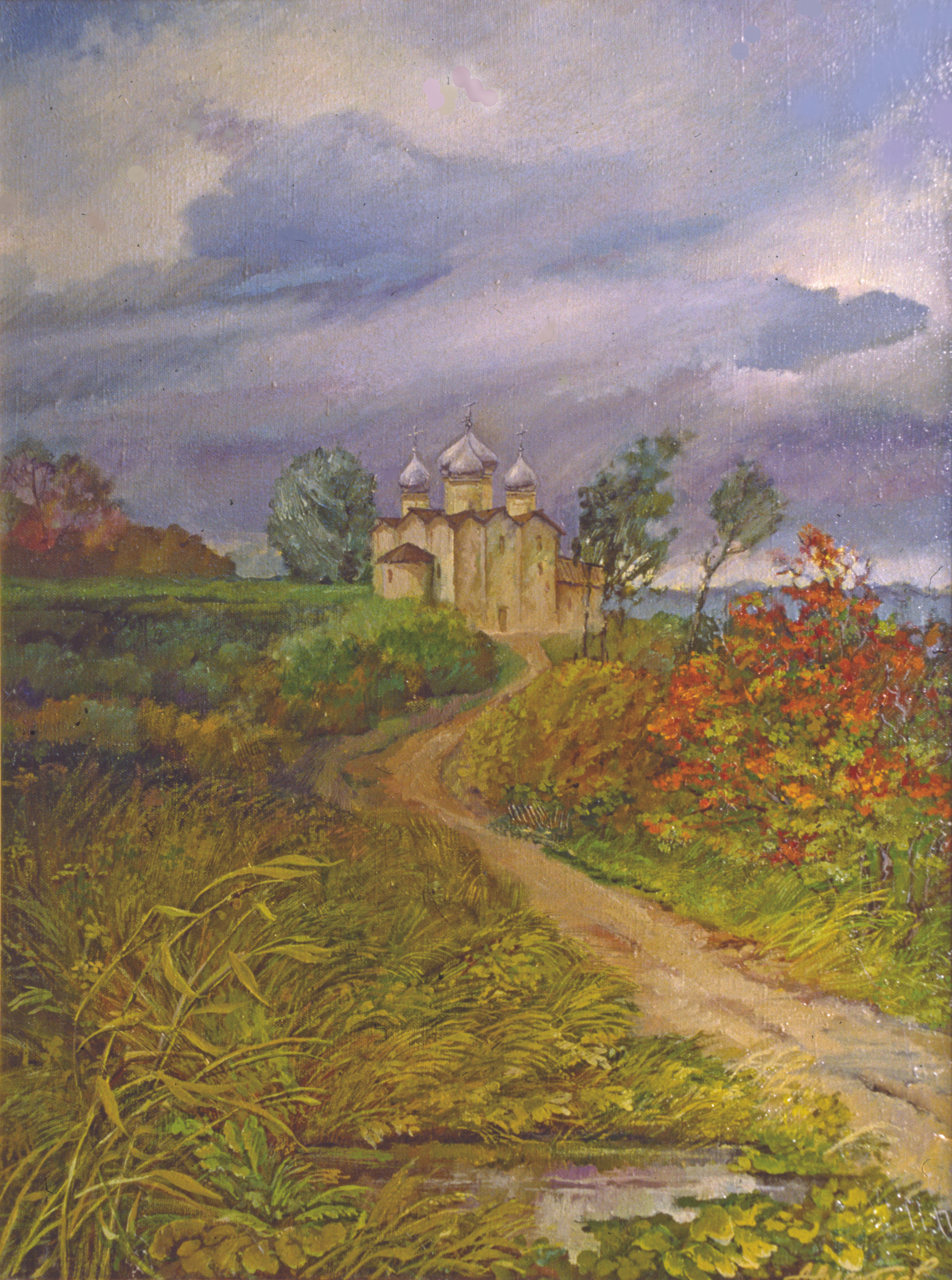 Boris and Gleb Church, oil on canvas, 80 x 100 cm, cir. 1997
