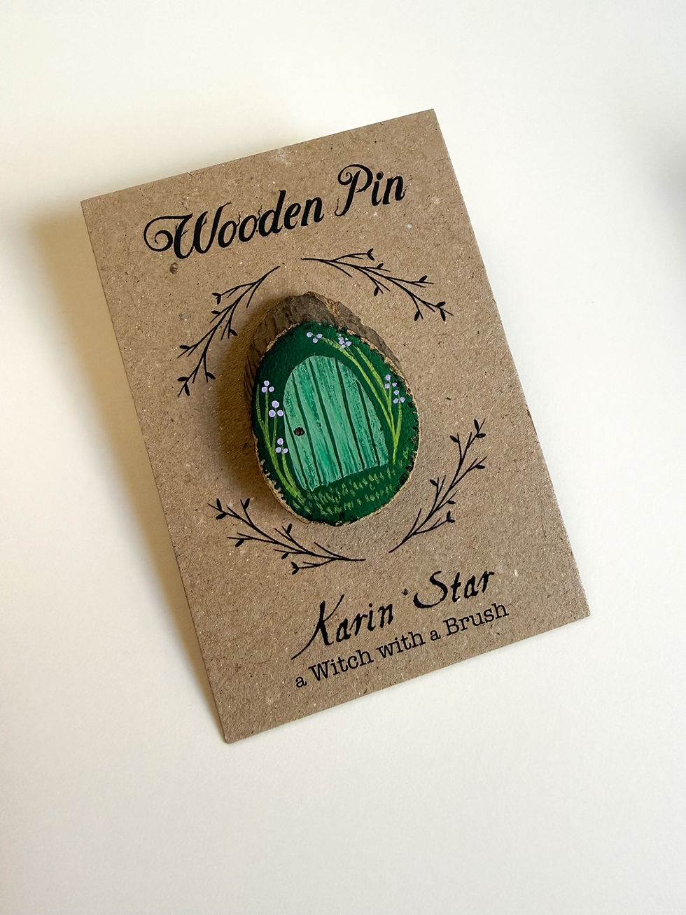 Thumbnail: Hand Painted Magical Wooden Pins 