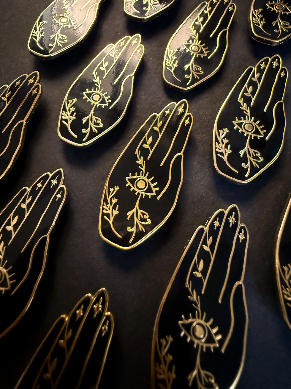 Thumbnail: Hamsa Enamel Pin