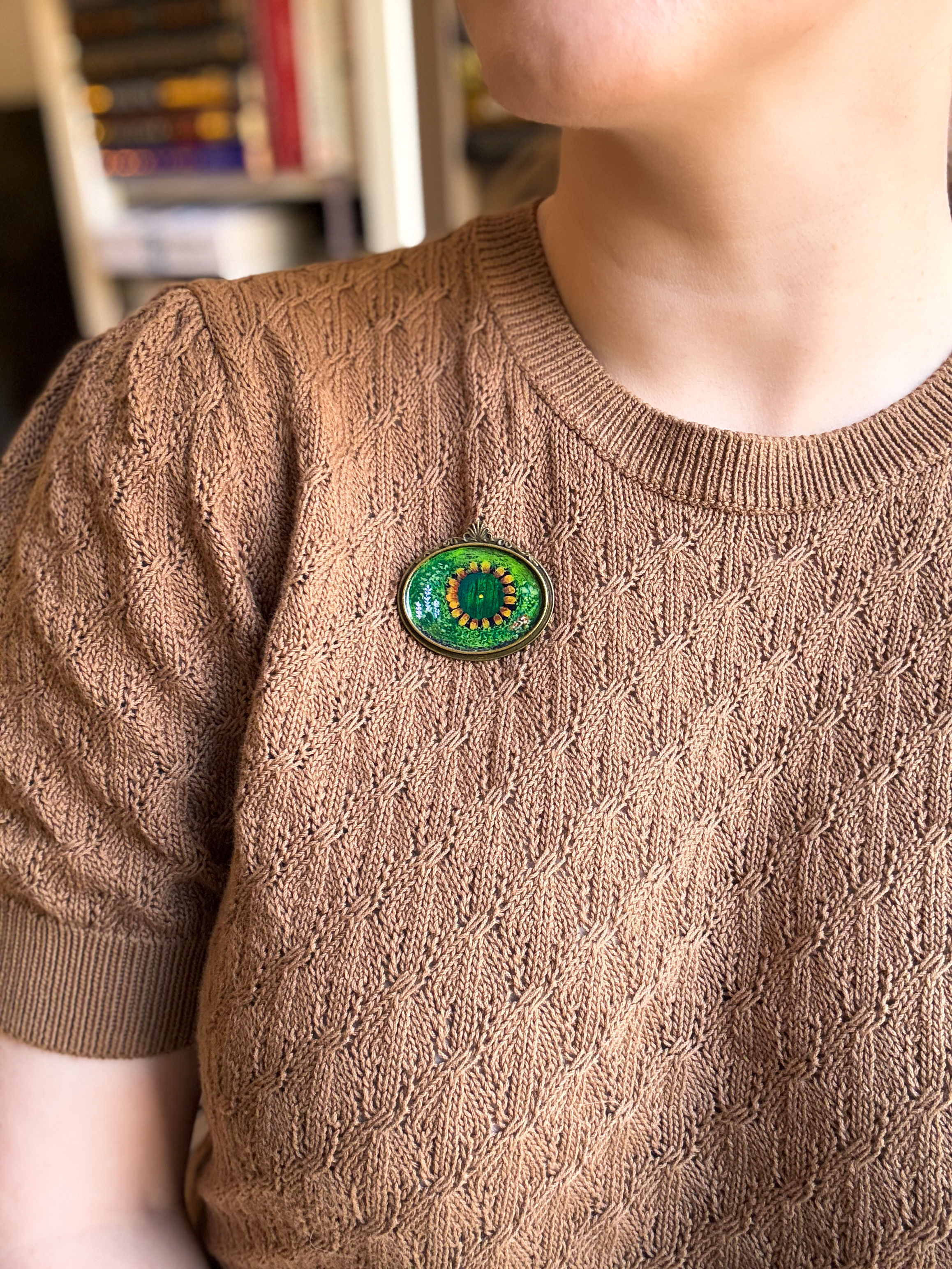 Hand Made Hobbit’s House Door Brooch
