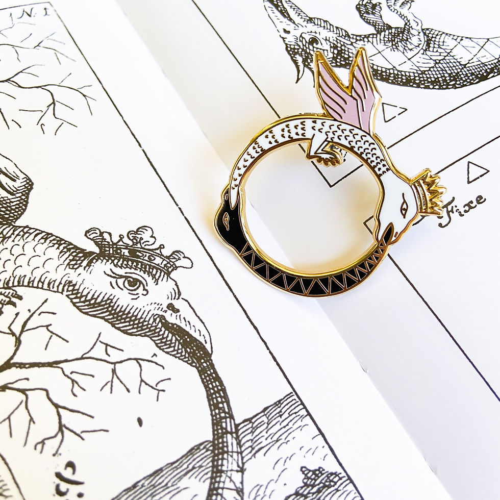 Thumbnail: Ouroboros Enamel Pin