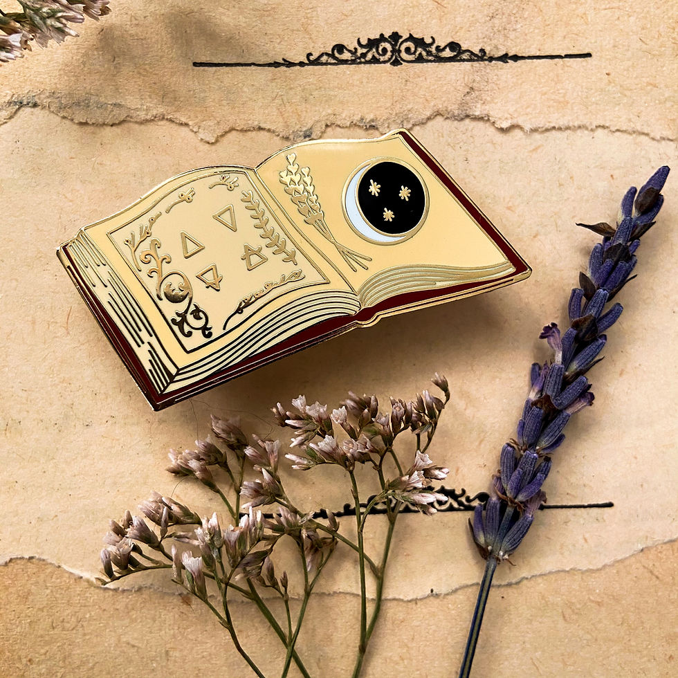 Thumbnail: The Grimoire Enamel Pin
