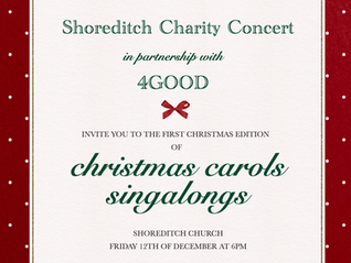 Shoreditch Charity Concert invites you to Christmas carols singalongs