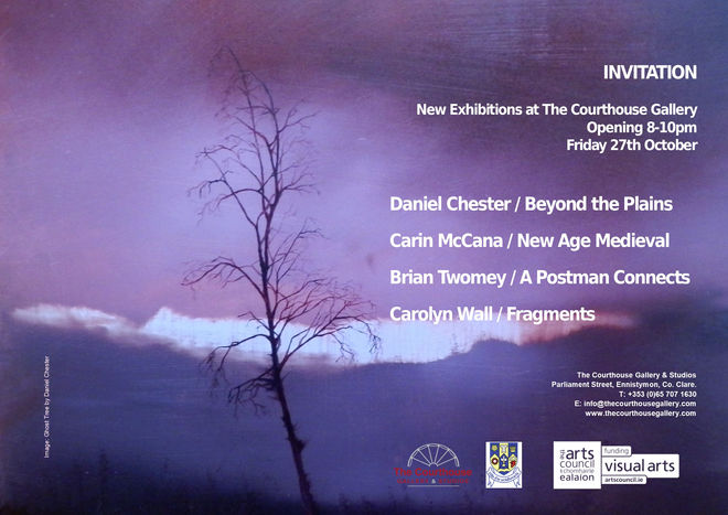 "Beyond the Plains" opening this Friday evening @courthouse gallery,Ennistymon. All welcom