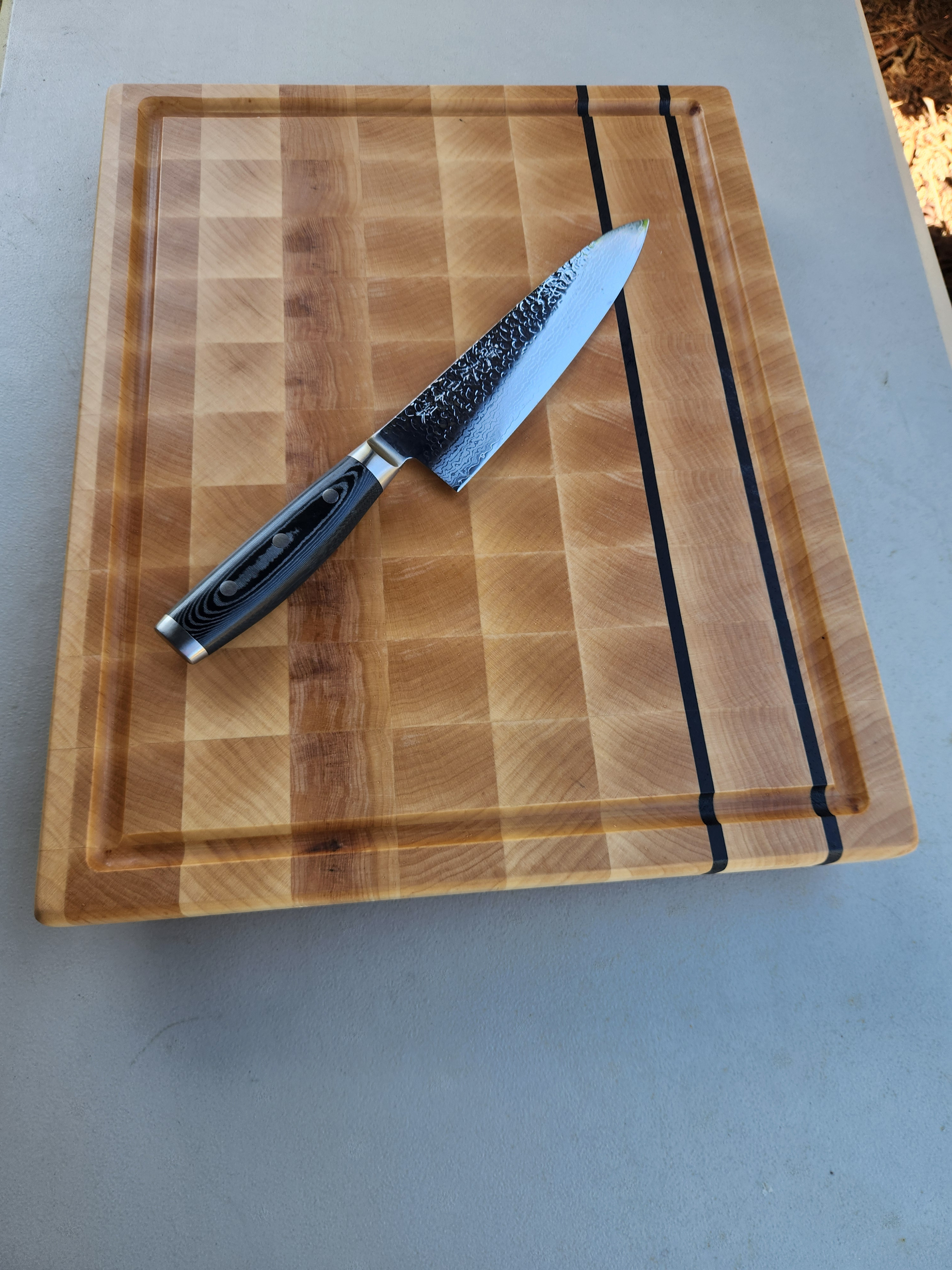 Maple end grain cutting board