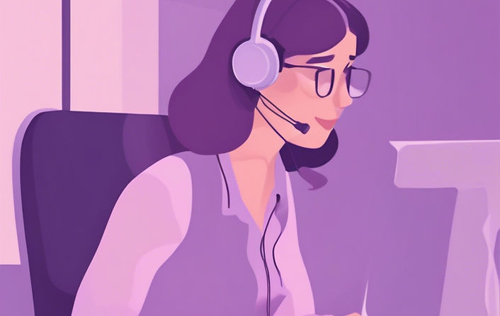customer support service waiting for a