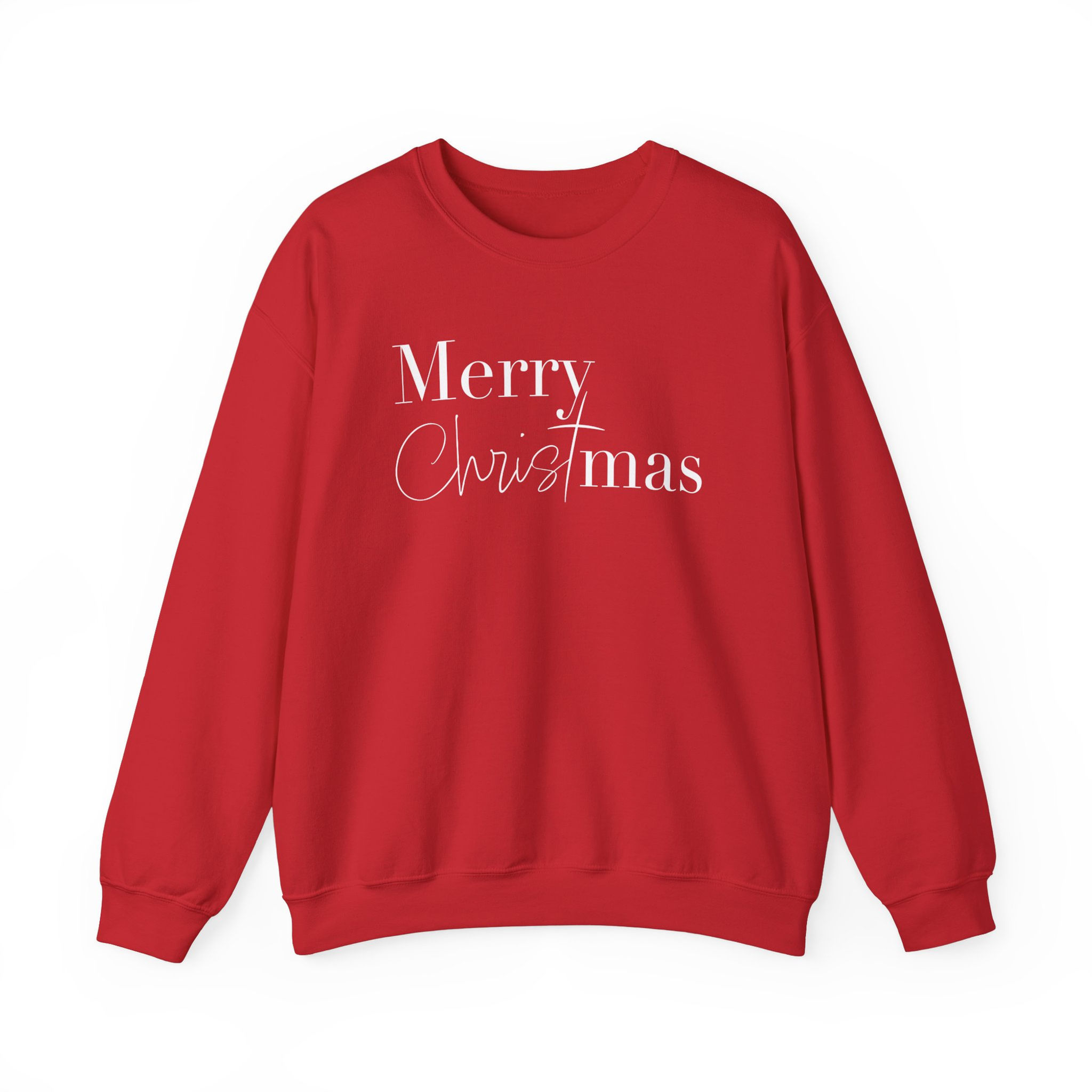 "Merry Christ-mas" Unisex Crewneck Sweatshirt