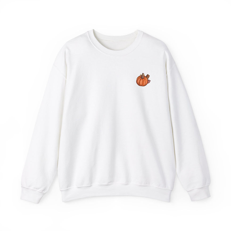 Thumbnail: "Pumpkin Spice & Everything Nice" Adult Heavy Blend™ Crewneck Sweatshirt
