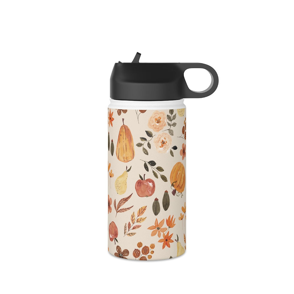 Thumbnail: "The Love of Fall" Stainless Steel Water Bottle