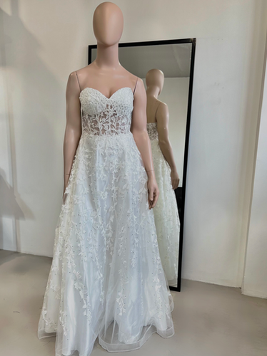 VESTIDO CORSET BORDADO M34 Modasfiesta