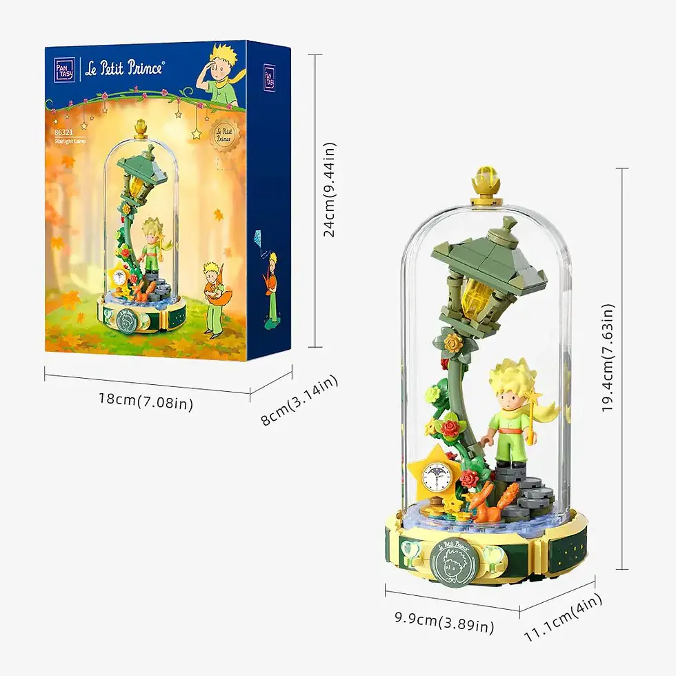 Thumbnail: Le Petit Starlight Lamp brick set featuring a decorative miniature lamp with elegant, whimsical details.