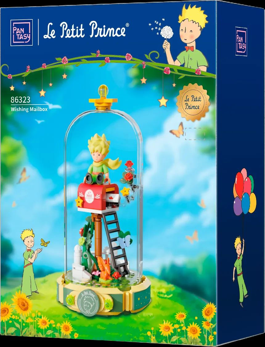 Thumbnail: Le Petit Wishing Mailbox set by Pantasy with curved post, mailbox, and small letter details