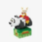 Pantasy Kung Fu Panda Shifu cosrider brick set with master character on display base