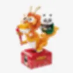 Pantasy Kung Fu Panda Po cosrider brick set with panda riding colorful creature display