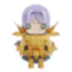 Pantasy Saint Seiya Gold Saint Aries brick set with armored anime character display