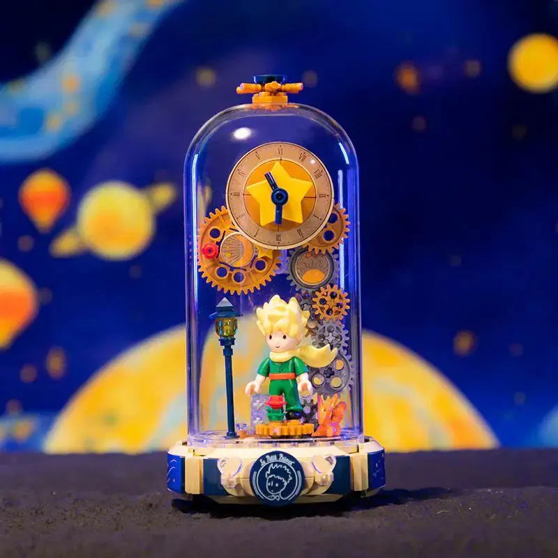Thumbnail: Le Petit Time Travel brick set featuring a whimsical miniature scene inspired by clocks, gears, and nostalgic adventure theme