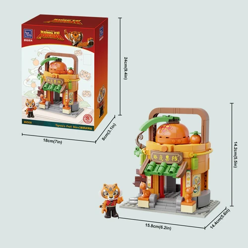 The Pantasy Kung Fu Panda Tigress's Fruit Store Brick Set – 293