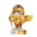 Pantasy Saint Seiya Mini Sagittarius Aiolos brick set with armored anime character display