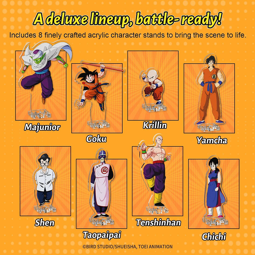 Thumbnail: Pantasy Dragon Ball Tenkaichi Budokai arena brick set with detailed tournament stage and roof design