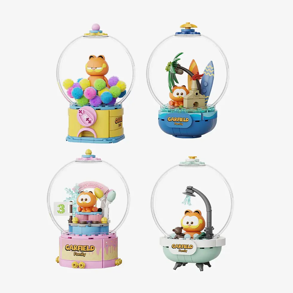 Thumbnail: Pantasy Garfield gumball machine crystal ball display featuring Garfield inside colorful sphere