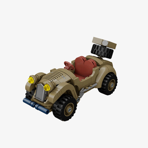 Dragon Ball Z Yamchas Car Brick Set – 203 Pieces | Brixgalaxy