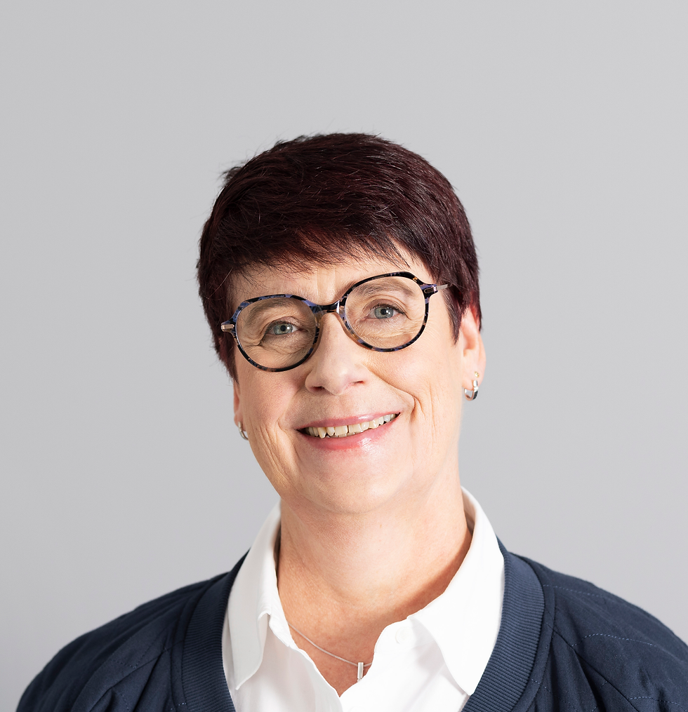 Logo HCSM mit zwei verwischten Personen.