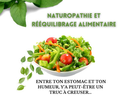 Naturopathie et rééquilibrage alimentaire : Entre ton estomac et ton humeur, y’a peut-être un truc à creuser…
