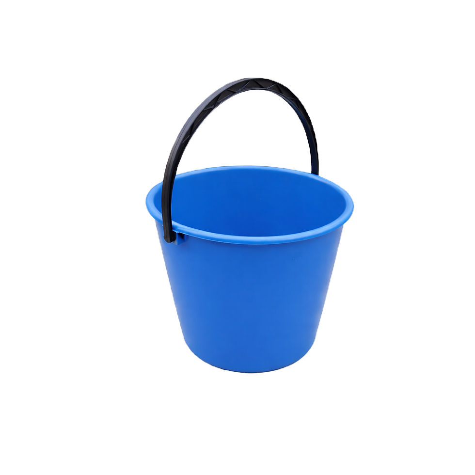 الصورة المصغرة: دلو منزلي متعدد الأغراض سعة 12 لترًا بمقابض سهلة الإمساك