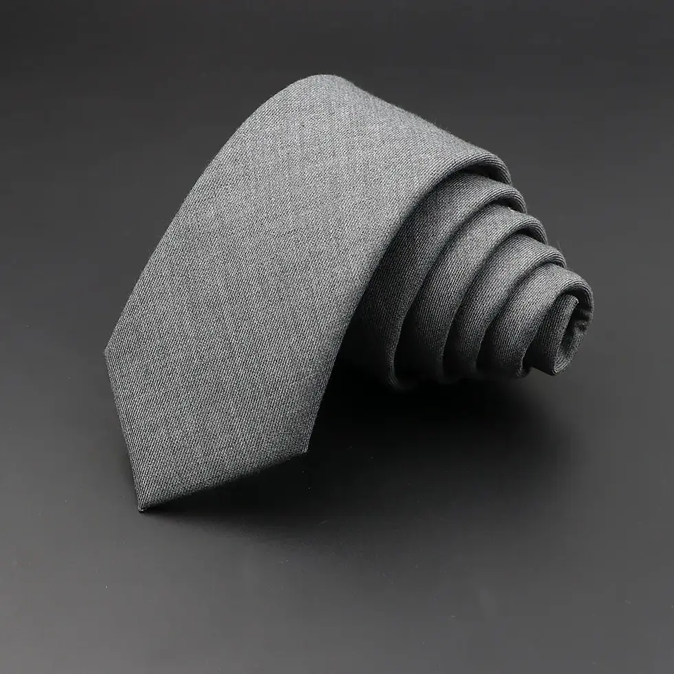 Miniatura: Gravata Xadrez Cinza