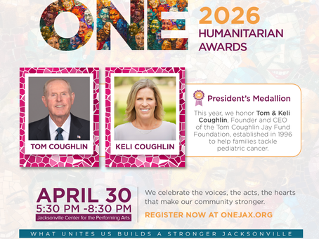 WE ARE ONE: Meet 2026 Humanitarians Tom Coughlin & Keli Coughlin Joyce