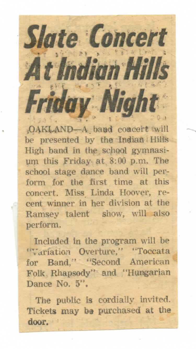 Indian Hills High School Concert Linda657
