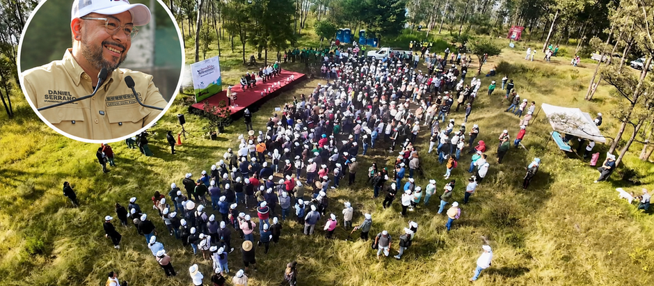 DANIEL SERRANO ENCABEZA JORNADA PARA PLANTAR 10 MIL ÁRBOLES EN CUAUTITLÁN IZCALLI