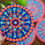 Thumbnail: Set of 4 Hand Painted Mandala Coasters,Dot Mandala Coaster,Kitchen Decor